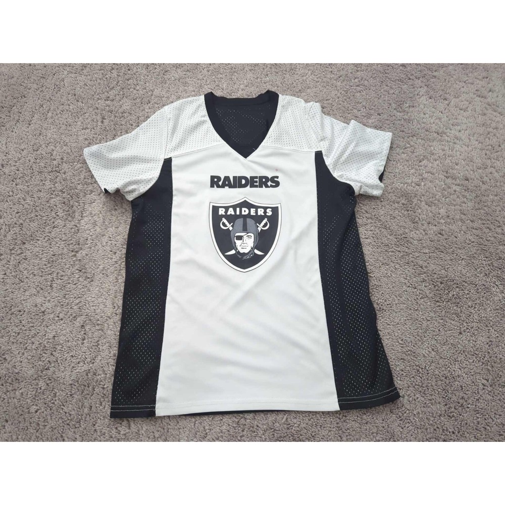Las Vegas Raiders Jersey Youth XL NFL Augusta Sportswear Reversible NFL Flag‎